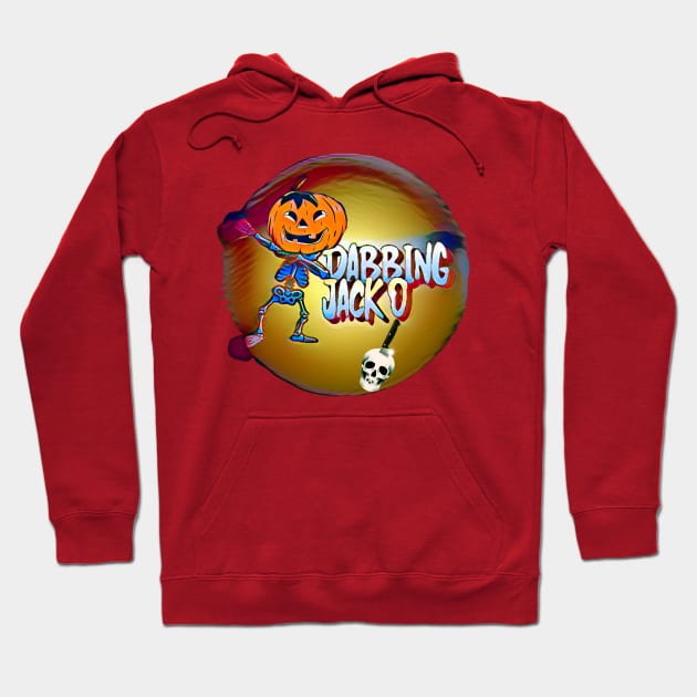 Dabbing Jack O' (with Knife in skull) Hoodie by PersianFMts